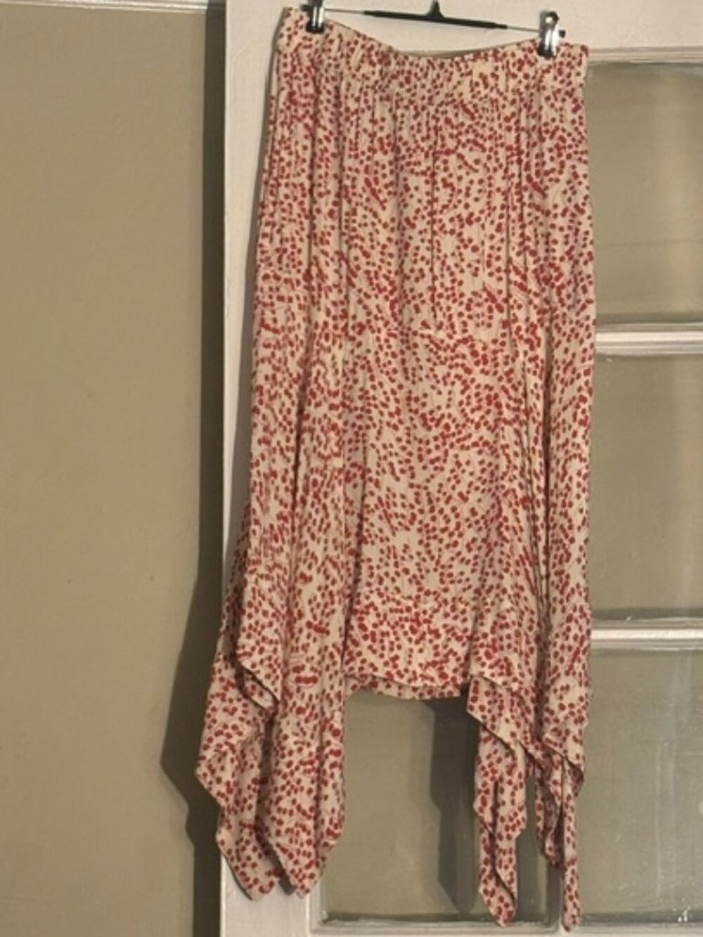 Ganni Maxi Skirt w/Asymmetric Hem